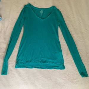 SO Small Teal Long Sleeve Tshirt